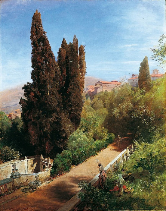 in the park of the villa d'este